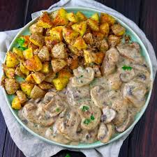 سیب زمینی سس قارچ