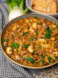 عدسی با قارچ